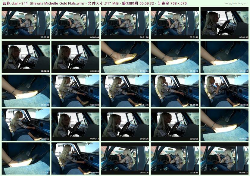 clank-341_Shawna Michelle Gold Flats